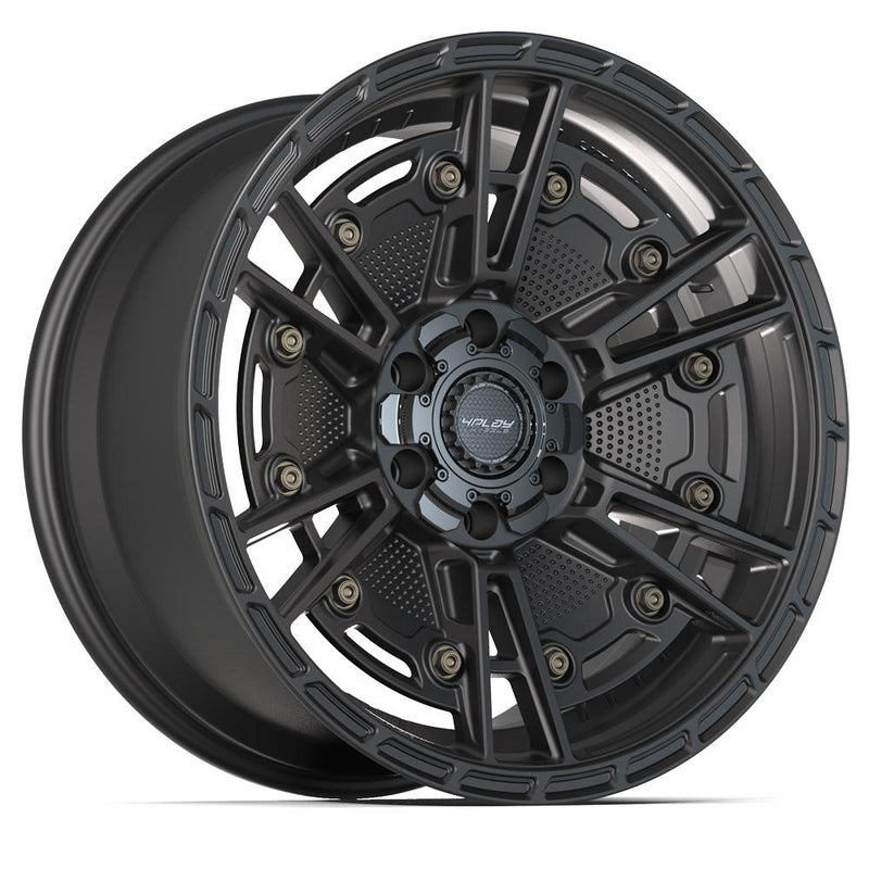 4PLAY 4PS01 20x9 6x135 + 6x139.7 -6et Satin Black Wheel