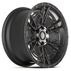 4PLAY 4PS01 20x9 6x135 + 6x139.7 -6et Satin Black Wheel - View 3