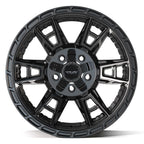 4PLAY 4PS20 17x9 5x127 + 5x139.7 -6et Satin Black Wheel - View 2