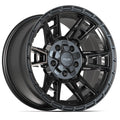4PLAY 4PS20 17x9 5x127 + 5x139.7 -6et Satin Black Wheel