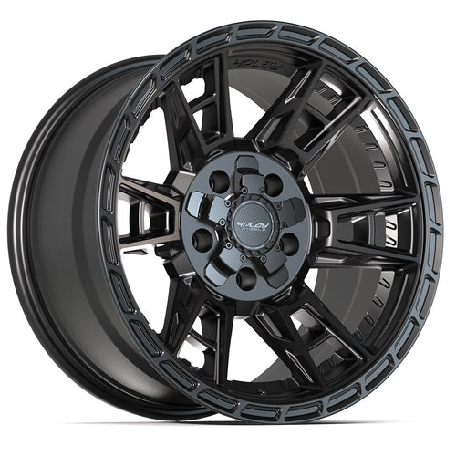 4PLAY 4PS20 17x9 5x127 + 5x139.7 -6et Satin Black Wheel