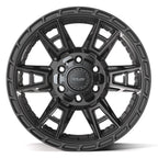 4PLAY 4PS20 17x9 6x135 + 6x139.7 -6et Satin Black Wheel - View 2