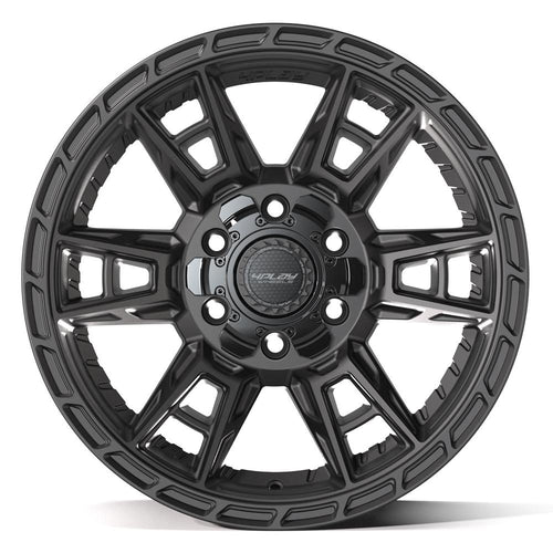 4PLAY 4PS20 17x9 6x135 + 6x139.7 -6et Satin Black Wheel - View 2