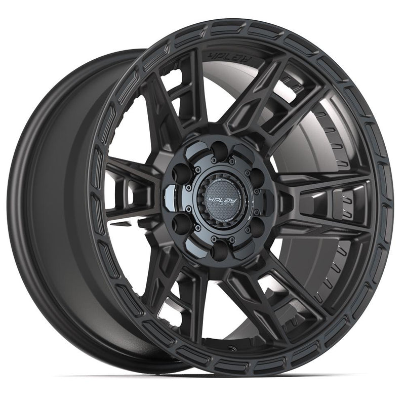 4PLAY 4PS20 17x9 6x135 + 6x139.7 -6et Satin Black Wheel
