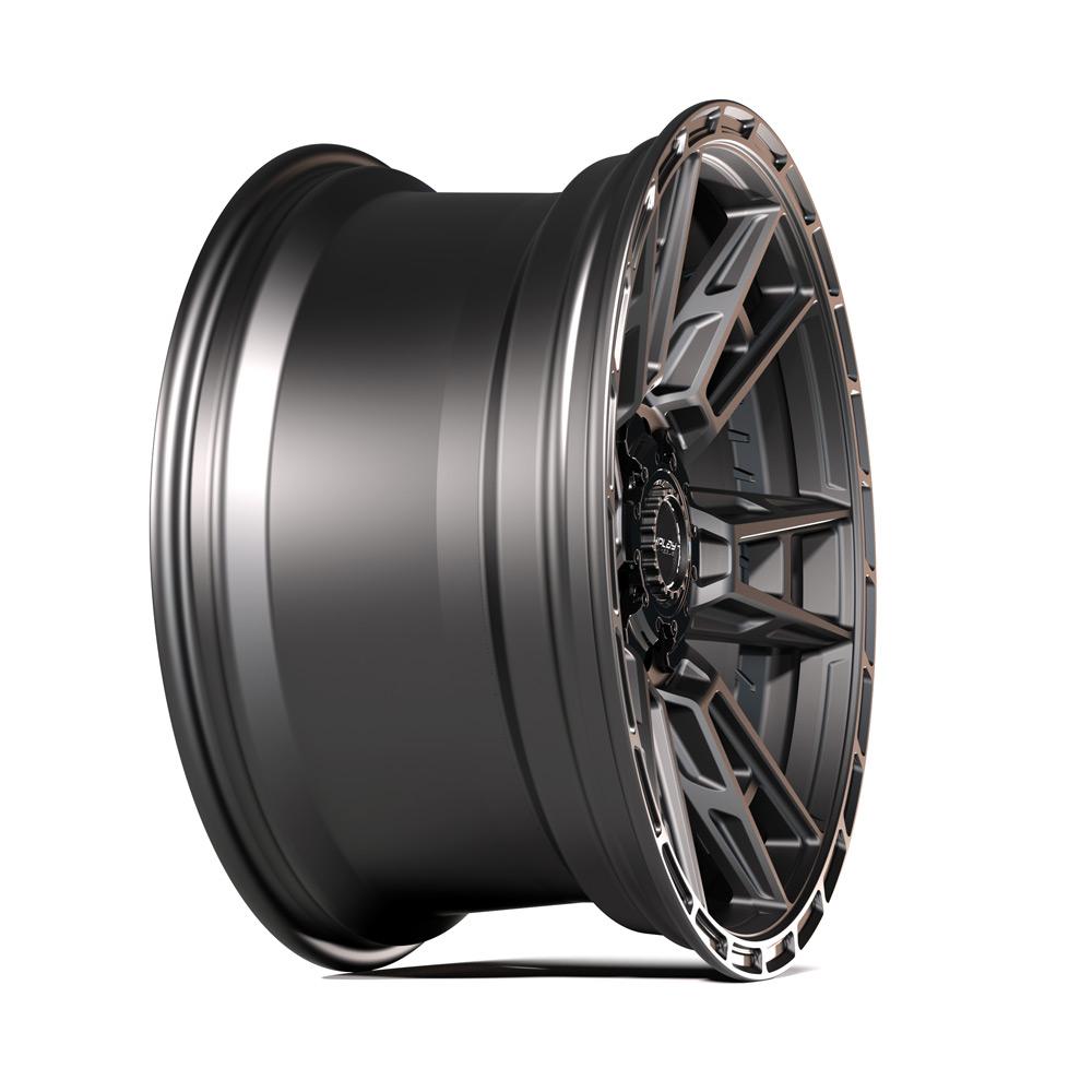 4PLAY 4PS20 18x8 5x108 + 5x110 38et Satin Black Wheel - View 3