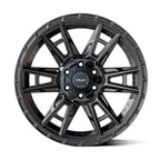4PLAY 4PS20 18x8 5x112 + 5x114.3 38et Satin Black Wheel - View 2