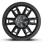 4PLAY 4PS20 20x9 5x127 + 5x139.7 18et Satin Black Wheel - View 2