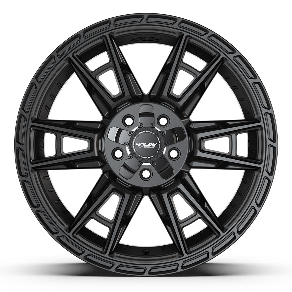 4PLAY 4PS20 20x9 5x127 + 5x139.7 18et Satin Black Wheel - View 2