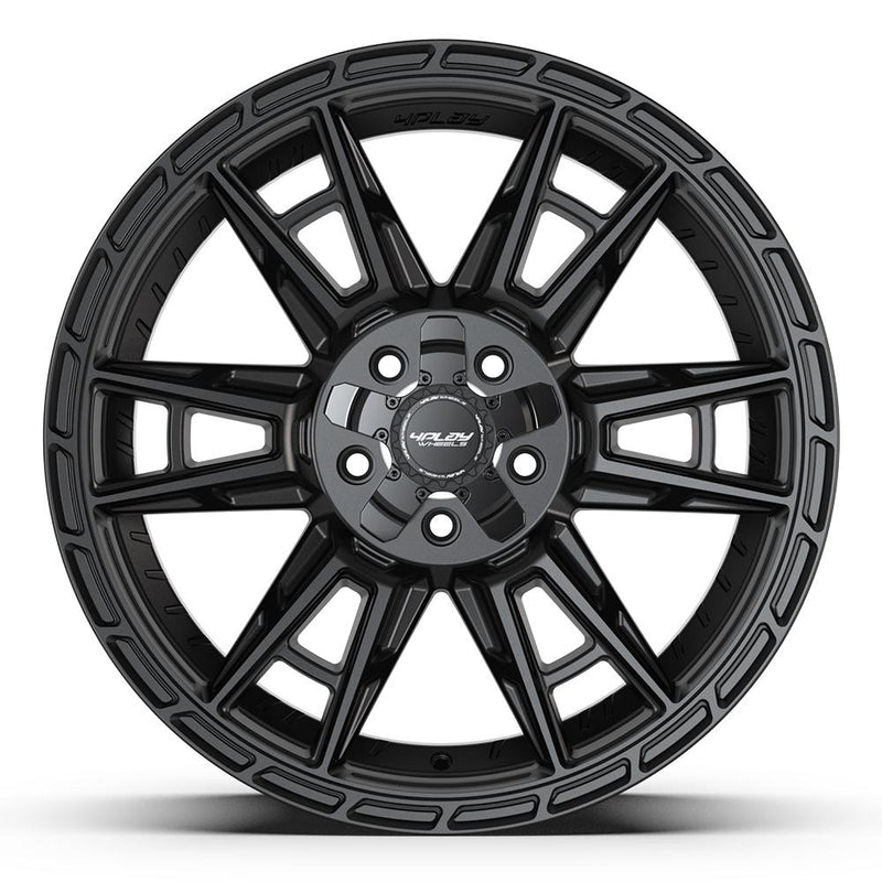 4PLAY 4PS20 20x9 5x127 + 5x139.7 18et Satin Black Wheel - View 2