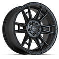 4PLAY 4PS20 20x9 5x127 + 5x139.7 18et Satin Black Wheel