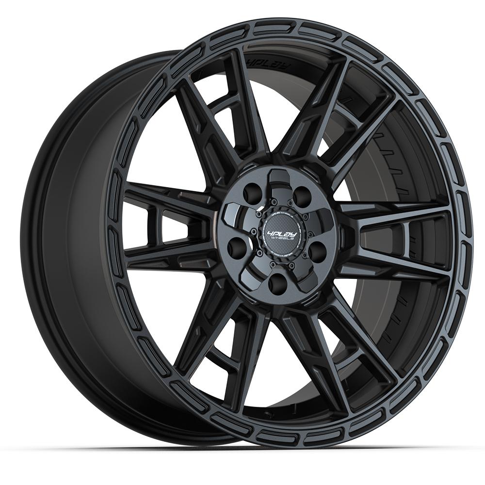 4PLAY 4PS20 20x9 5x127 + 5x139.7 18et Satin Black Wheel