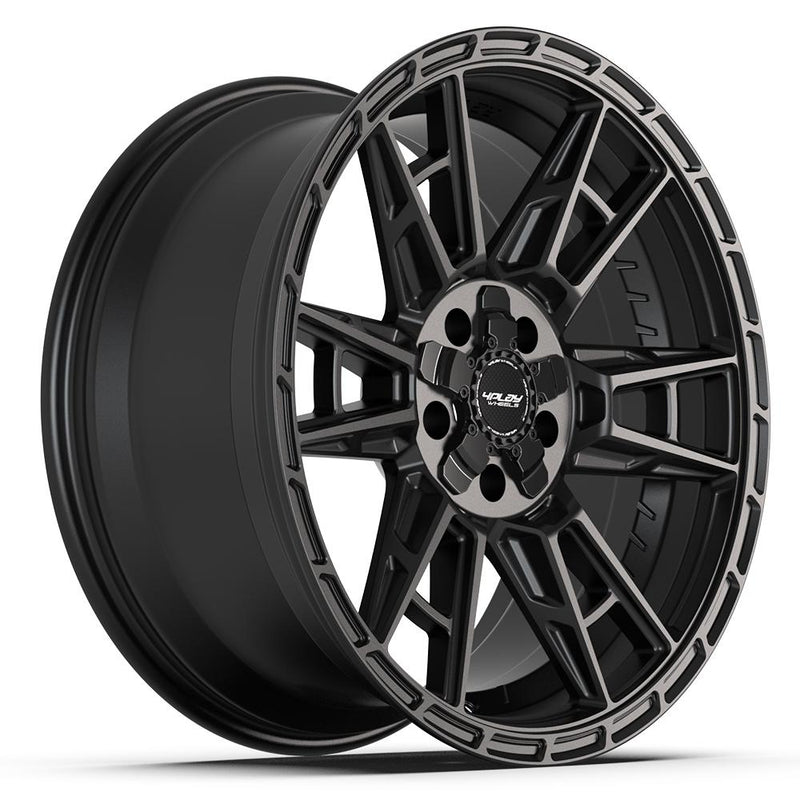 4PLAY 4PS20 20x9 5x127 + 5x139.7 18et Satin Black Wheel - View 3