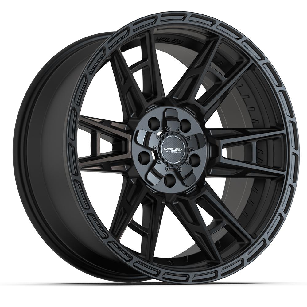 4PLAY 4PS20 20x9 5x127 + 5x139.7 -6et Satin Black Wheel