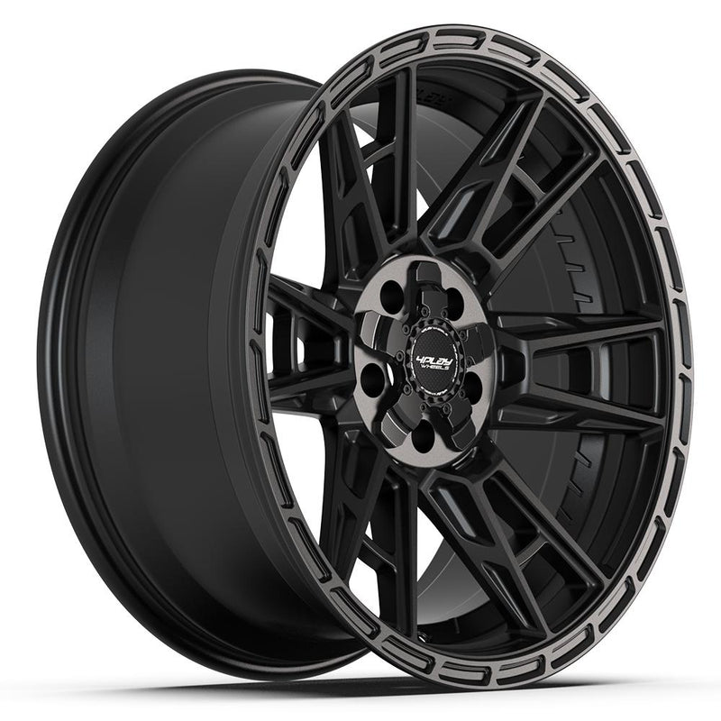4PLAY 4PS20 20x9 5x127 + 5x139.7 -6et Satin Black Wheel - View 3