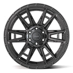 4PLAY 4PS20 20x9 6x135 + 6x139.7 -6et Satin Black Wheel - View 2
