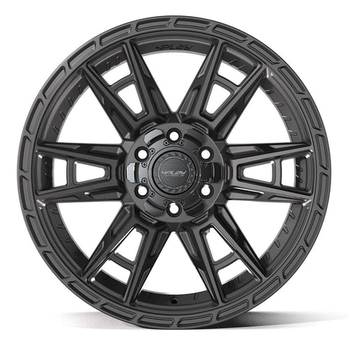 4PLAY 4PS20 20x9 6x135 + 6x139.7 -6et Satin Black Wheel - View 2