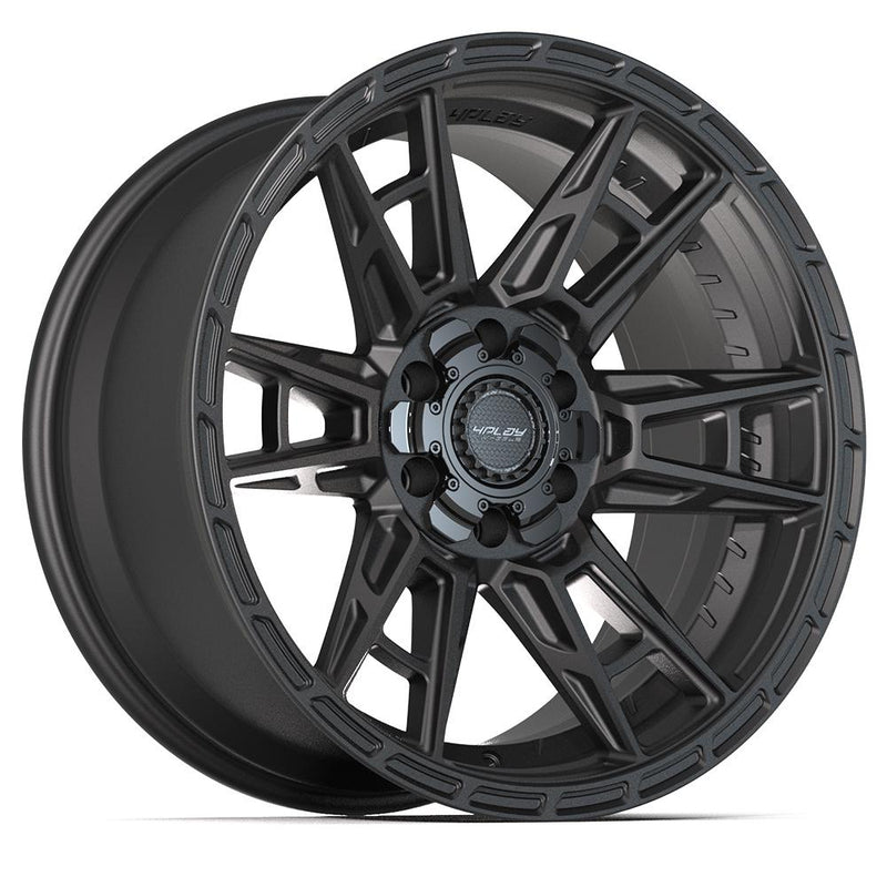 4PLAY 4PS20 20x9 6x135 + 6x139.7 -6et Satin Black Wheel