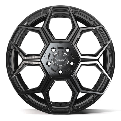 4PLAY 4PS26 20x9 5x127 + 5x139.7 -6et Gloss Black Brushed with Tinted Clear Wheel - View 2