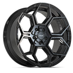 4PLAY 4PS26 20x9 5x127 + 5x139.7 -6et Gloss Black Brushed with Tinted Clear Wheel