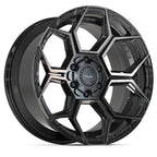 4PLAY 4PS26 20x9 6x135 + 6x139.7 -6et Gloss Black Brushed with Tinted Clear Wheel