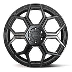 4PLAY 4PS26 22x10 6x135 + 6x139.7 0et Gloss Black Brushed with Tinted Clear Wheel - View 2