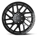 4PLAY 4PS28 20x9 6x135 + 6x139.7 18et Gloss Black Brushed with Tinted Clear Wheel - View 2