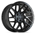 4PLAY 4PS28 20x9 6x135 + 6x139.7 18et Gloss Black Brushed with Tinted Clear Wheel