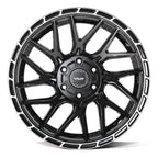 4PLAY 4PS28 20x9 6x135 + 6x139.7 -6et Gloss Black Brushed with Tinted Clear Wheel - View 2