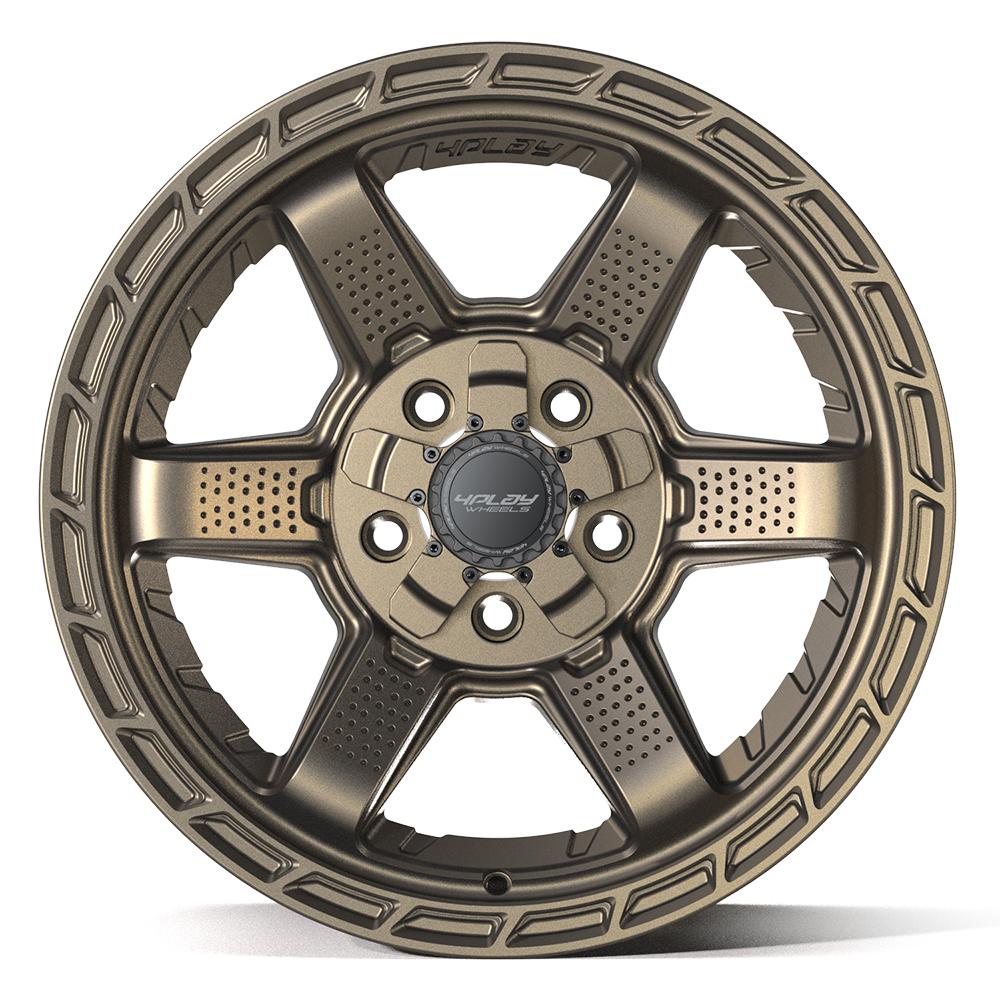 4PLAY 4PS63 17x9 5x127 + 5x139.7 -6et Satin Bronze Wheel - View 2