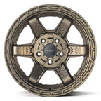 4PLAY 4PS63 17x9 5x127 + 5x139.7 -6et Satin Bronze Wheel - View 2