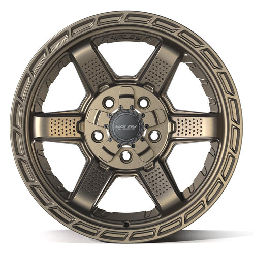 4PLAY 4PS63 17x9 5x127 + 5x139.7 -6et Satin Bronze Wheel - View 2
