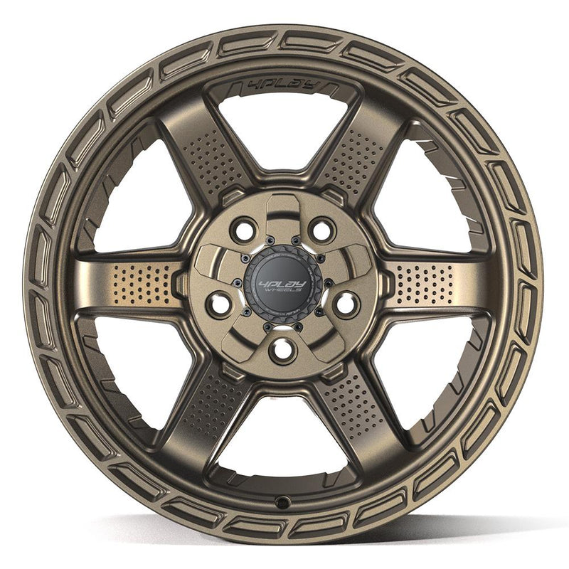 4PLAY 4PS63 17x9 5x127 + 5x139.7 -6et Satin Bronze Wheel - View 2