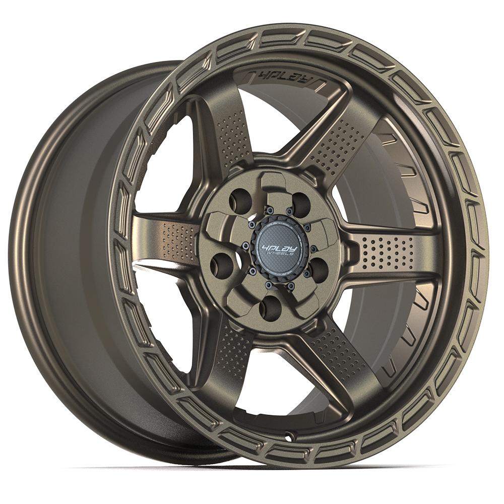 4PLAY 4PS63 17x9 5x127 + 5x139.7 -6et Satin Bronze Wheel