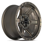 4PLAY 4PS63 17x9 5x127 + 5x139.7 -6et Satin Bronze Wheel - View 3