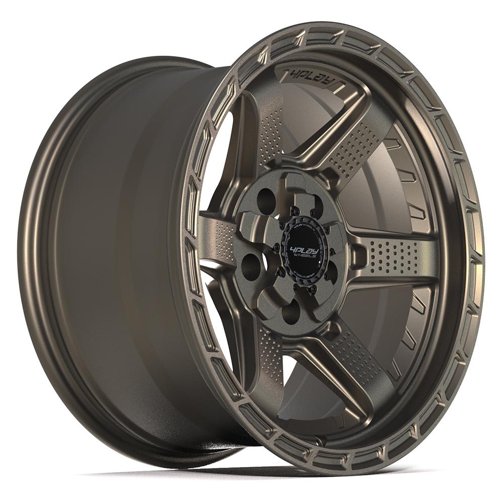 4PLAY 4PS63 17x9 5x127 + 5x139.7 -6et Satin Bronze Wheel - View 3