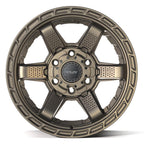 4PLAY 4PS63 17x9 6x135 + 6x139.7 -6et Satin Bronze Wheel - View 2