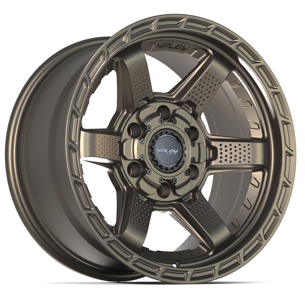 4PLAY 4PS63 17x9 6x135 + 6x139.7 -6et Satin Bronze Wheel
