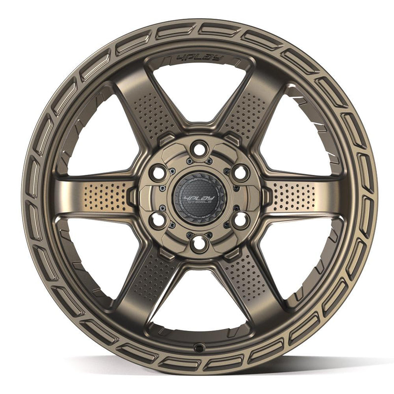 4PLAY 4PS63 18x9 6x135 + 6x139.7 -6et Satin Bronze Wheel - View 2
