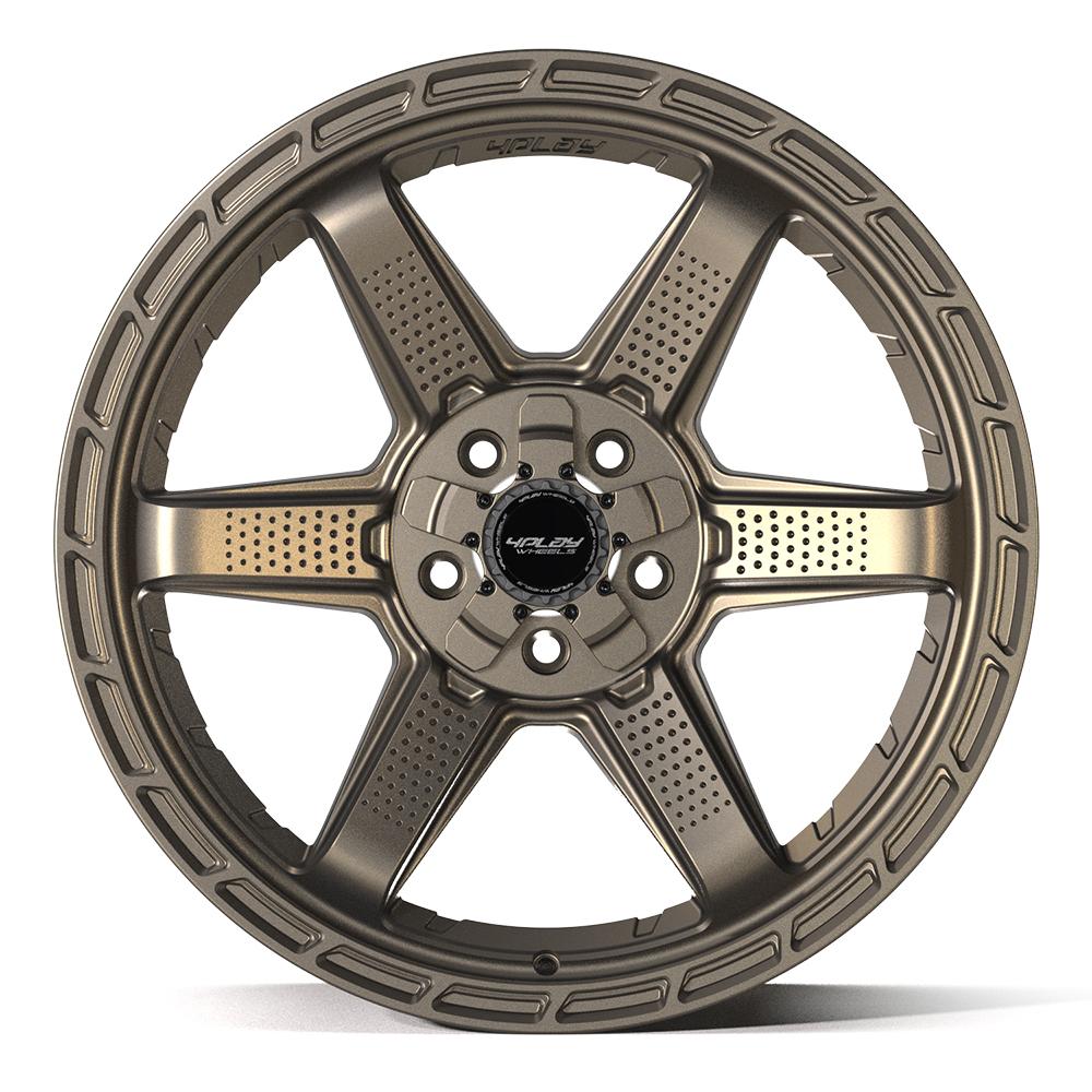 4PLAY 4PS63 20x9 5x127 + 5x139.7 -6et Satin Bronze Wheel - View 2