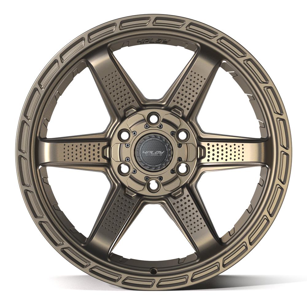 4PLAY 4PS63 20x9 6x135 + 6x139.7 -6et Satin Bronze Wheel - View 2