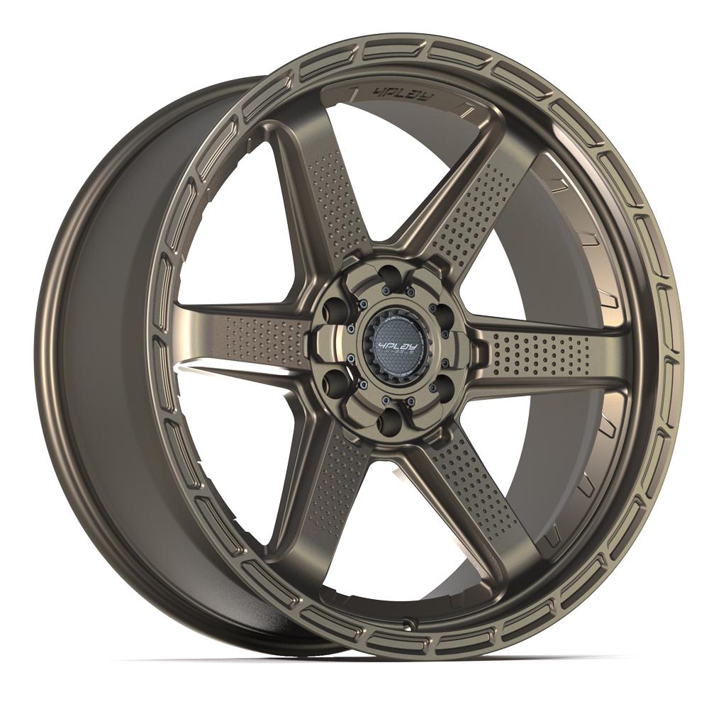 4PLAY 4PS63 22x9 6x135 + 6x139.7 -6et Satin Bronze Wheel