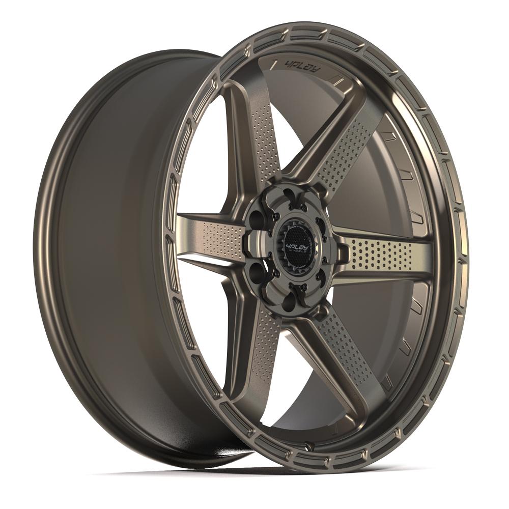 4PLAY 4PS63 22x9 6x135 + 6x139.7 -6et Satin Bronze Wheel - View 3