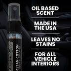 Clean Cotton Car Air Freshener - Oil Base