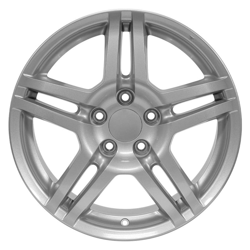 OE Wheels AC04 17x8 5x114.3 45et Gloss Silver Wheel - View 2