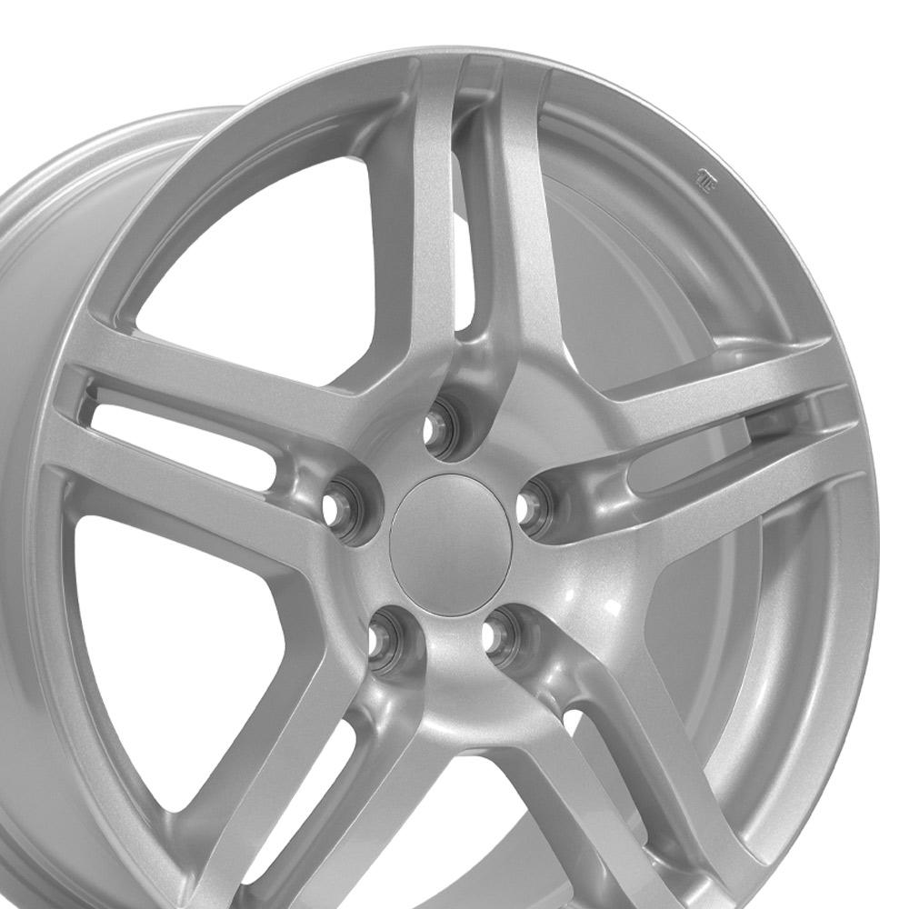 OE Wheels AC04 17x8 5x114.3 45et Gloss Silver Wheel