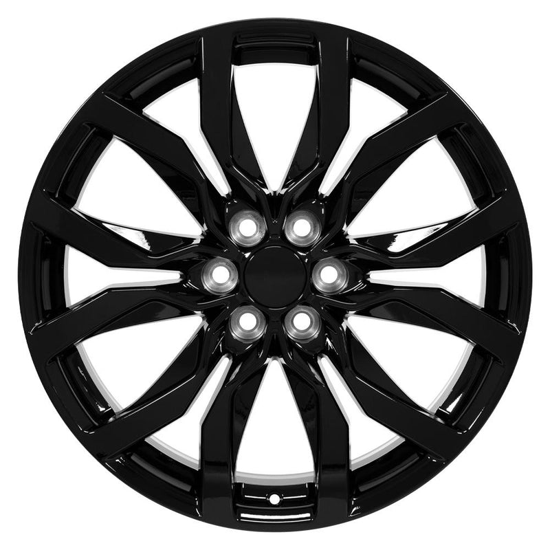 OE Wheels CA23 20x8 6x120 50et Gloss Black Wheel - View 2
