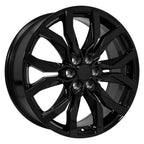 OE Wheels CA23 20x8 6x120 50et Gloss Black Wheel - View 3