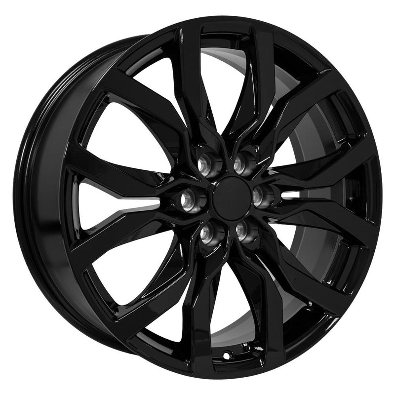 OE Wheels CA23 20x8 6x120 50et Gloss Black Wheel - View 3