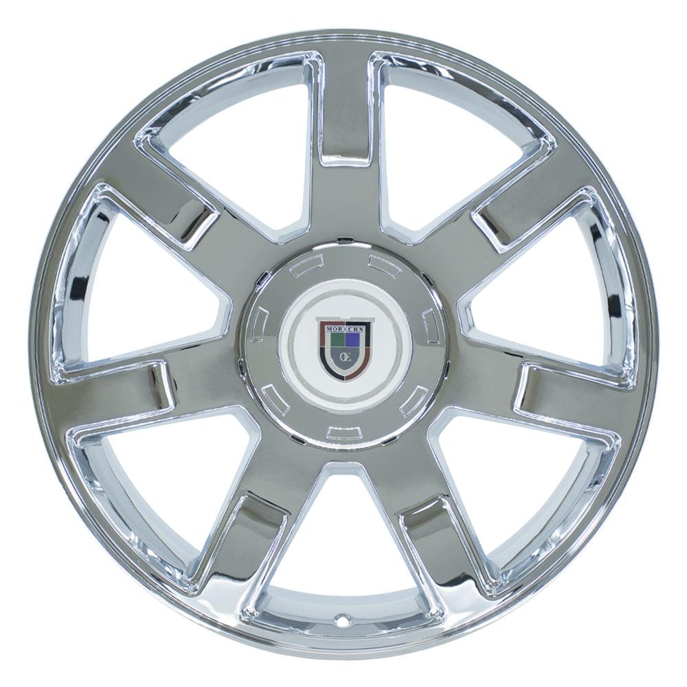 OE Wheels CA80 22x9 6x139.7 31et Chrome Wheel - View 2