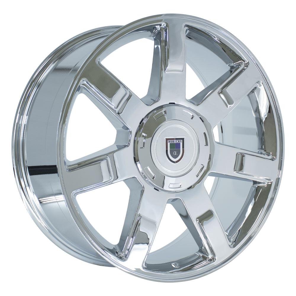 OE Wheels CA80 22x9 6x139.7 31et Chrome Wheel - View 3